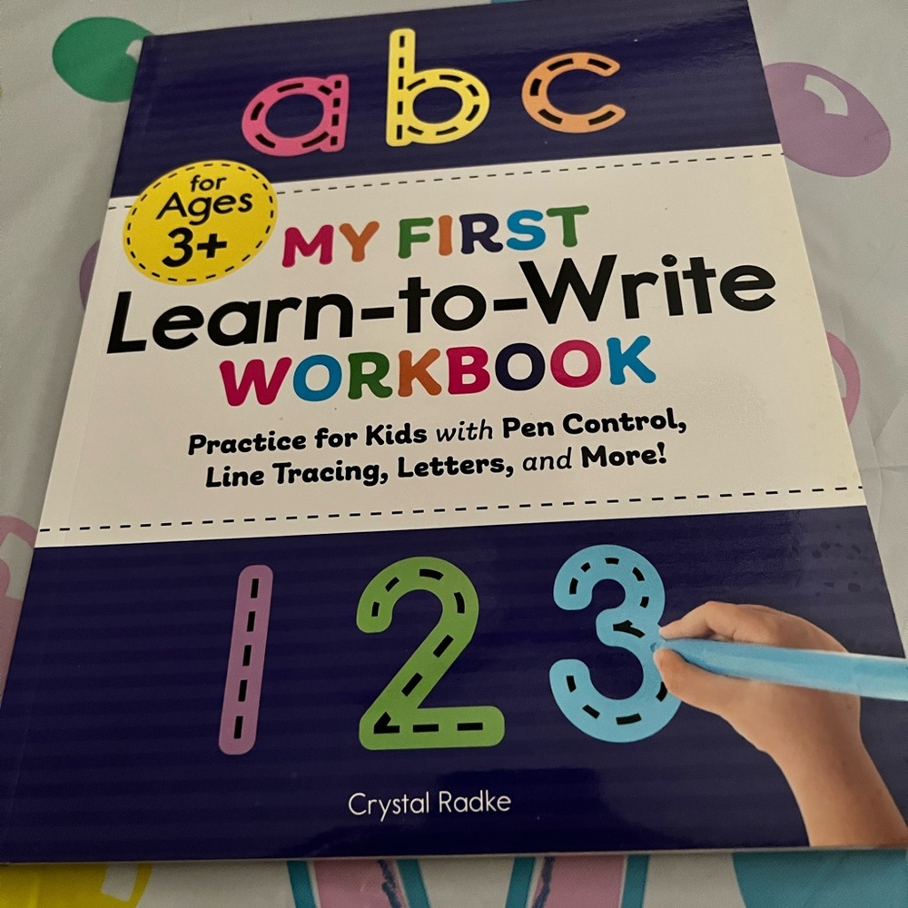 My First Learn-to-Write Workbook - Multicolor